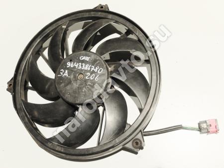 Вентилятор радиатора двигателя Peugeot 206 1998-2012 1253R7 1253C5 1253C9 1253E0 1253C7 125391 125480 9643386780