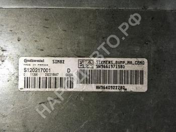 Блок управления коробкой Peugeot 1007 2005-2009 SIM 82 S120217001 SW9661971580 HW9640922780