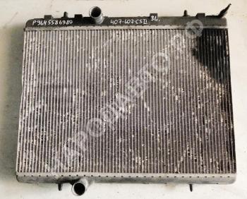 Радиатор двигателя МКПП Peugeot 607 2000-2010 9645586980 ETP10071
