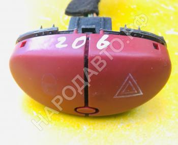 Кнопка аварийной сигнализации и центрального замка Citroen Xsara Picasso 1999-2010 6554L0 6554W9