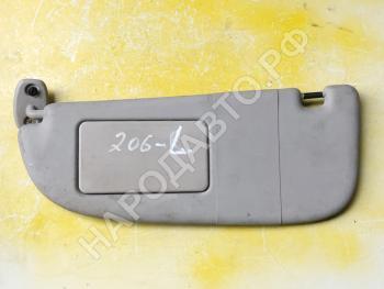 Козырек солнцезащитный левый Peugeot 206 1998-2012 8143EP 8143HE 8143ZH