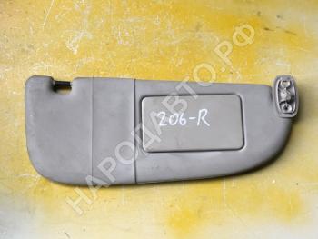 Козырек солнцезащитный правый Peugeot 206 1998-2012 8143EP 8143HE 8143ZH