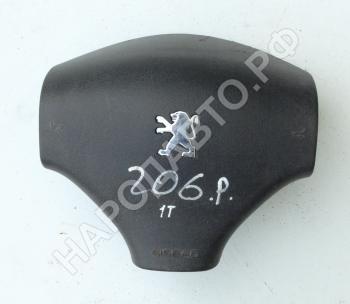 Подушка безопасности в рулевое колесо Peugeot 206 1998-2012 4112FW 96441166ZR