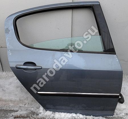 Дверь задняя правая Peugeot 407 2004-2010 9008N1