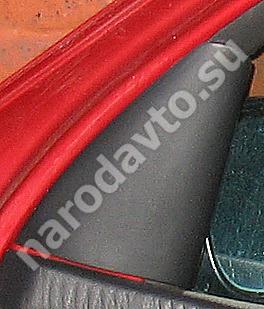 декоративный уголок бокового зеркала /правый/ Peugeot 406 1999-2004 