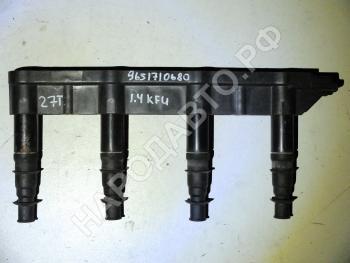 Рампа (кассета) катушек зажигания 1.4i 16V KFU (ET3J4) Peugeot 207 2006-2013 9651710680 597085