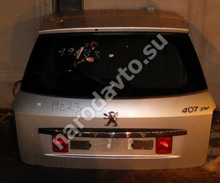 Крышка (дверь) багажника универсал SW Peugeot 407 2004-2010 8701T5